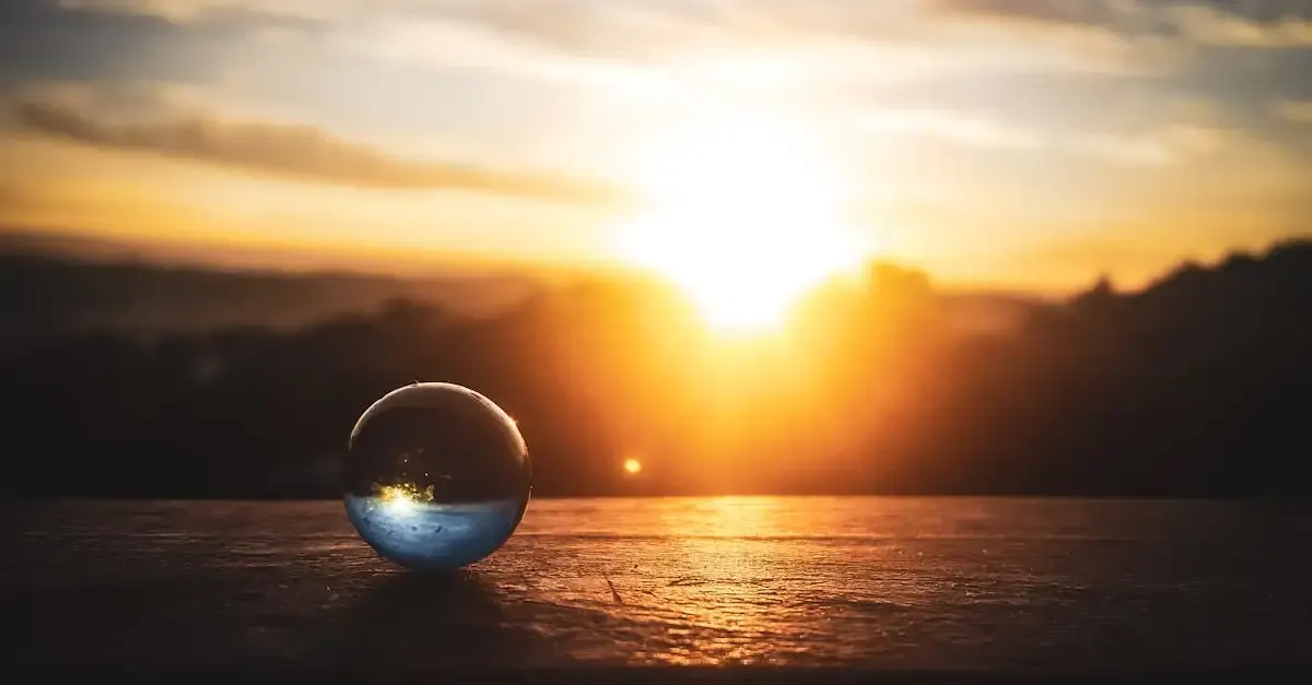Lensball fotografie mit handy