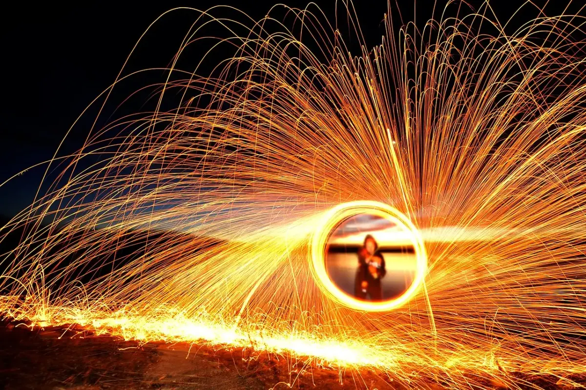 Stahlwolle fotografie