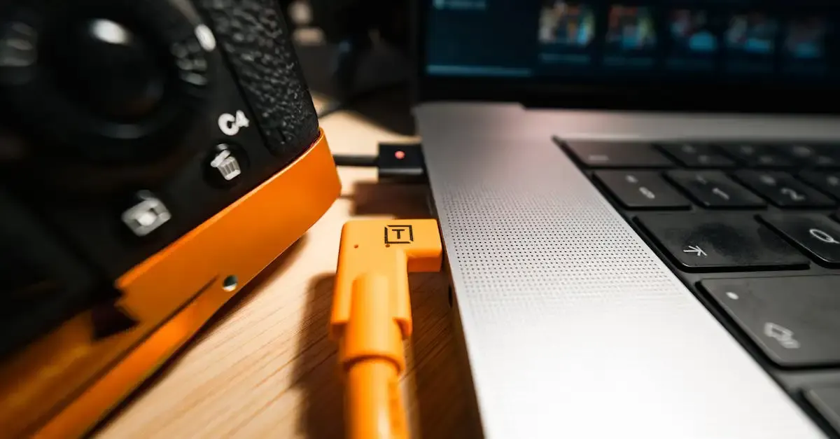Tethering fotografie