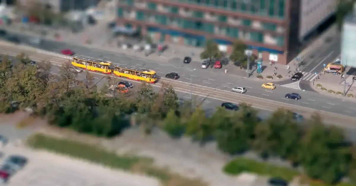 Miniatur effekt fotografie
